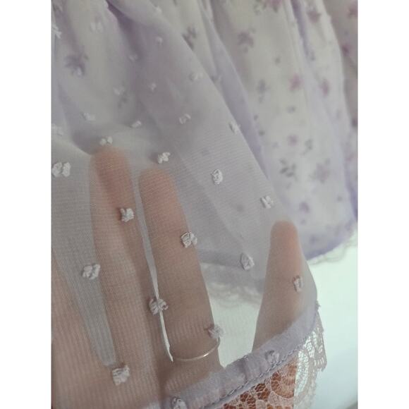 Hummingbirds & Flowers Lavender Floral Dress - Picture 6 of 9